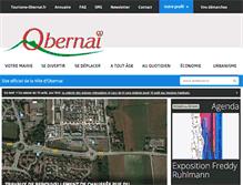 Tablet Screenshot of obernai.fr